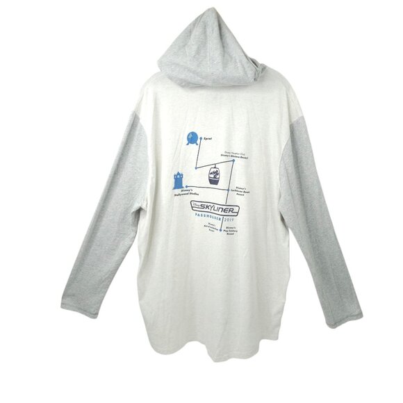 Disney Parks Skyliner Passholder 2019 Opening Pullover Hoodie Adult XXL Graphic - Picture 4 of 16